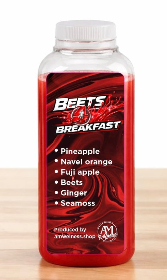 Beets For Breakfast 16oz Pressed Juice w/ St. Lucian seamoss
